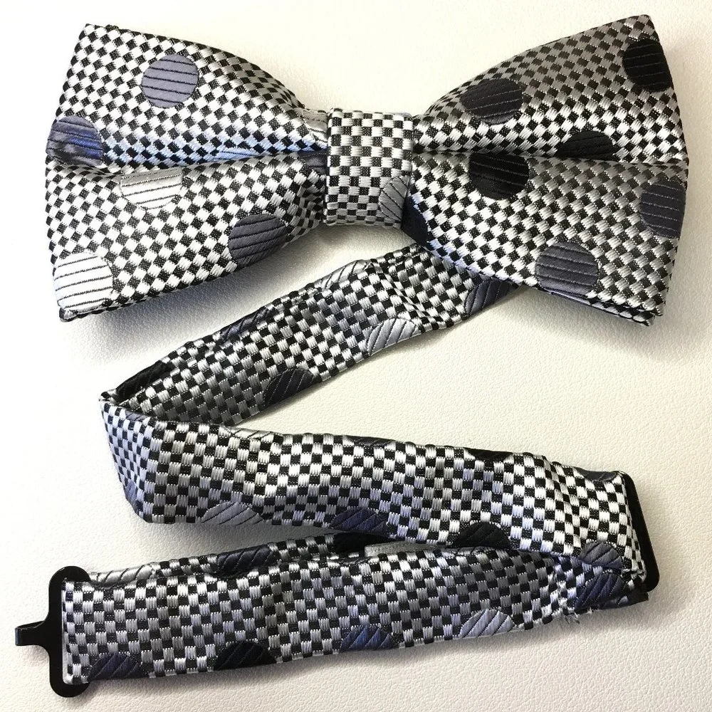 JON VANDYK HOLLAND Vintage Vibe Semi-Butterfly Bow Tie βΆβ πΉβπΈβπ» βπΌπ! - Picture 1 of 9